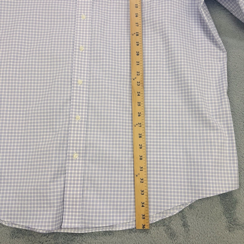 Brooks Brothers Dress Shirt Men 19 36/37 Pink Ainsley Collar Stretch Pima Cotton - Picture 6 of 8